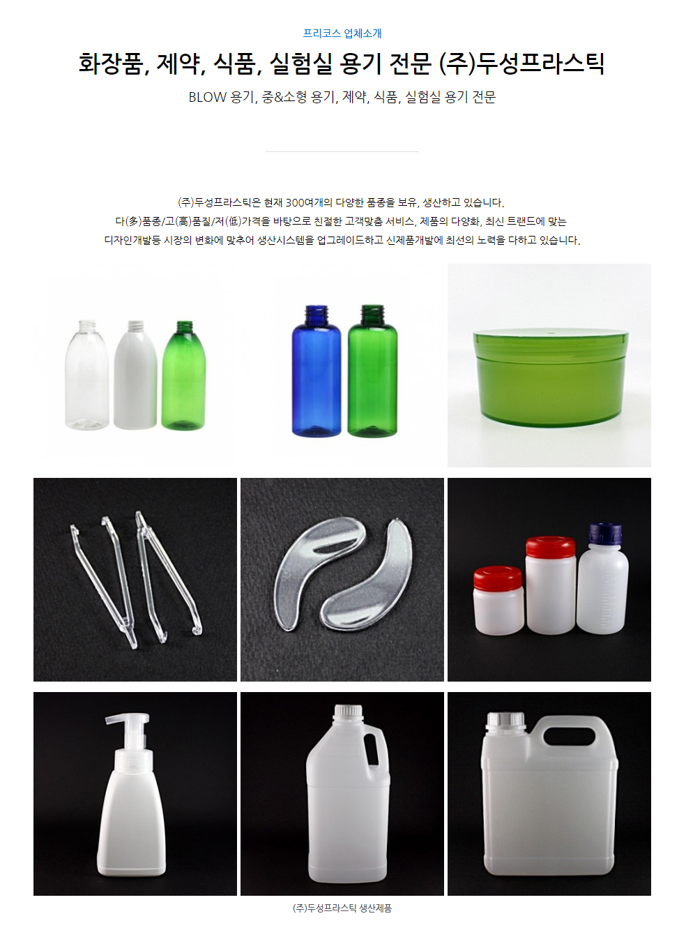 (주)두성프라스틱