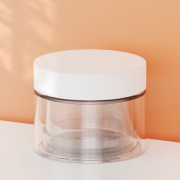JAR 크림원형백색용기(이중조립) 50g